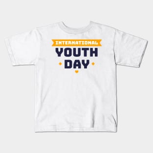 International youth day t-shirt Kids T-Shirt